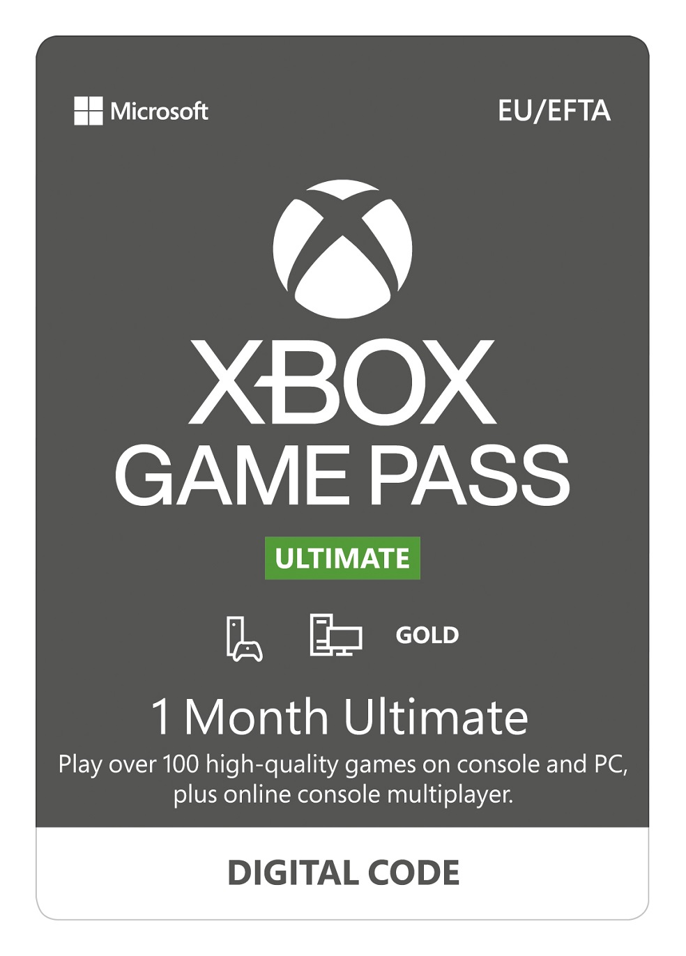 Obrázek ESD XBOX - Game Pass Ultimate - předplatné na 1 měsíc (EuroZone)