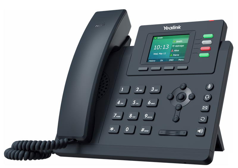 Obrázek Yealink SIP-T33G SIP telefon, PoE, 2,4" 320x240 barevný LCD, 4 x SIP úč., GigE