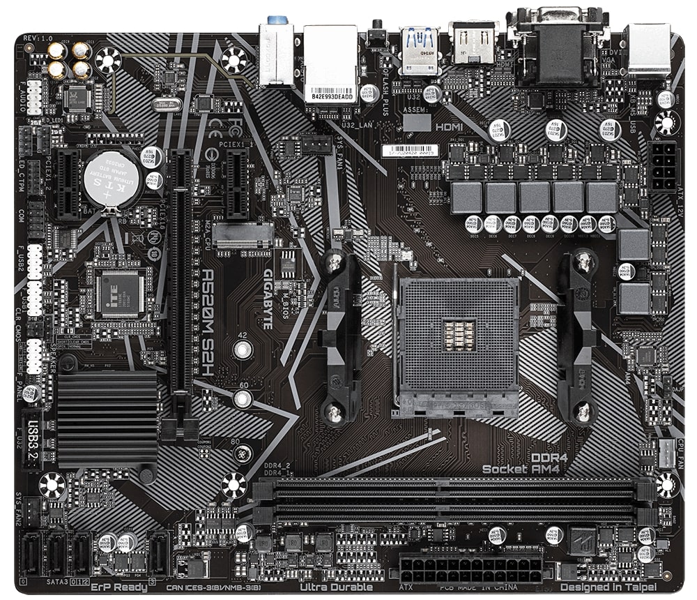 Obrázek GIGABYTE A520M S2H/AM4/mATX