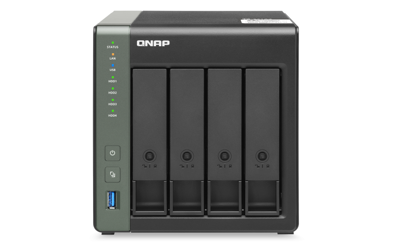Obrázek QNAP TS-431X3-4G (1,7GHz / 4GB RAM / 4x SATA / 1x GbE / 2x 2,5GbE / 1x 10GbE SFP+ / 3x USB 3.2)
