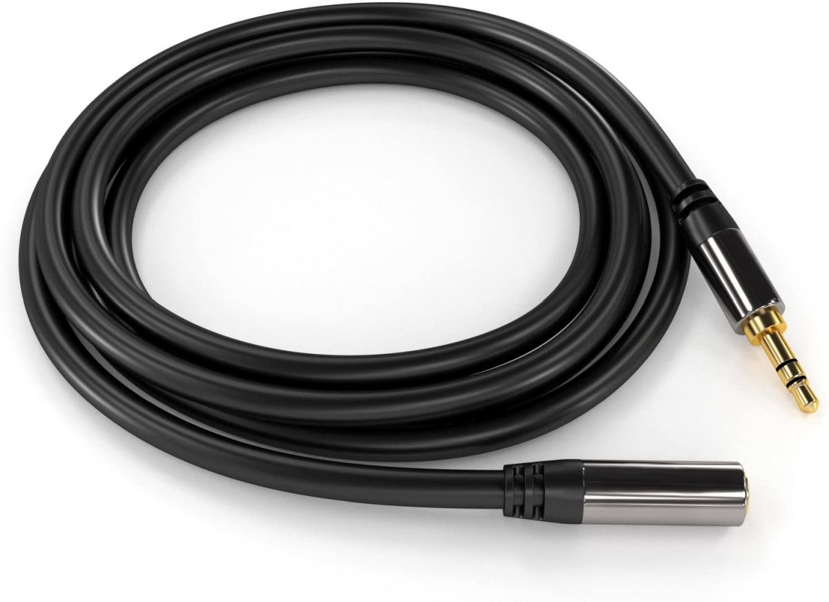 Obrázek PremiumCord HQ stíněný prodlužovací kabel Jack 3.5mm - Jack 3.5mm M/F 5m