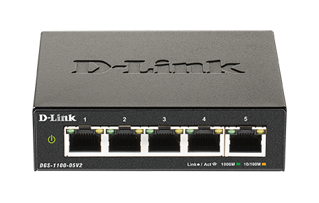 Obrázek D-Link DGS-1100-05V2 Easy Smart Switch 10/100/1000