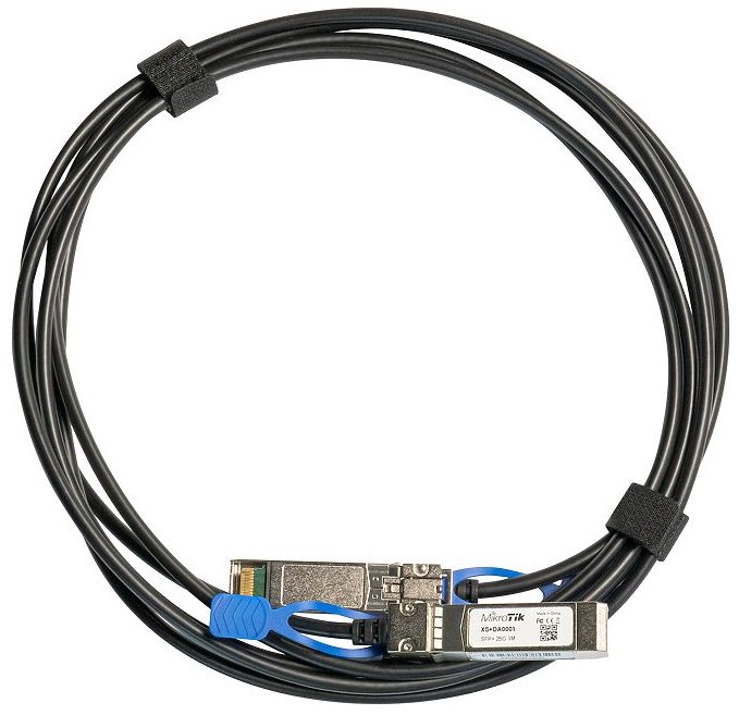 Obrázek MikroTik XS+DA0001 - SFP/SFP+/SFP28 DAC kabel, 1m