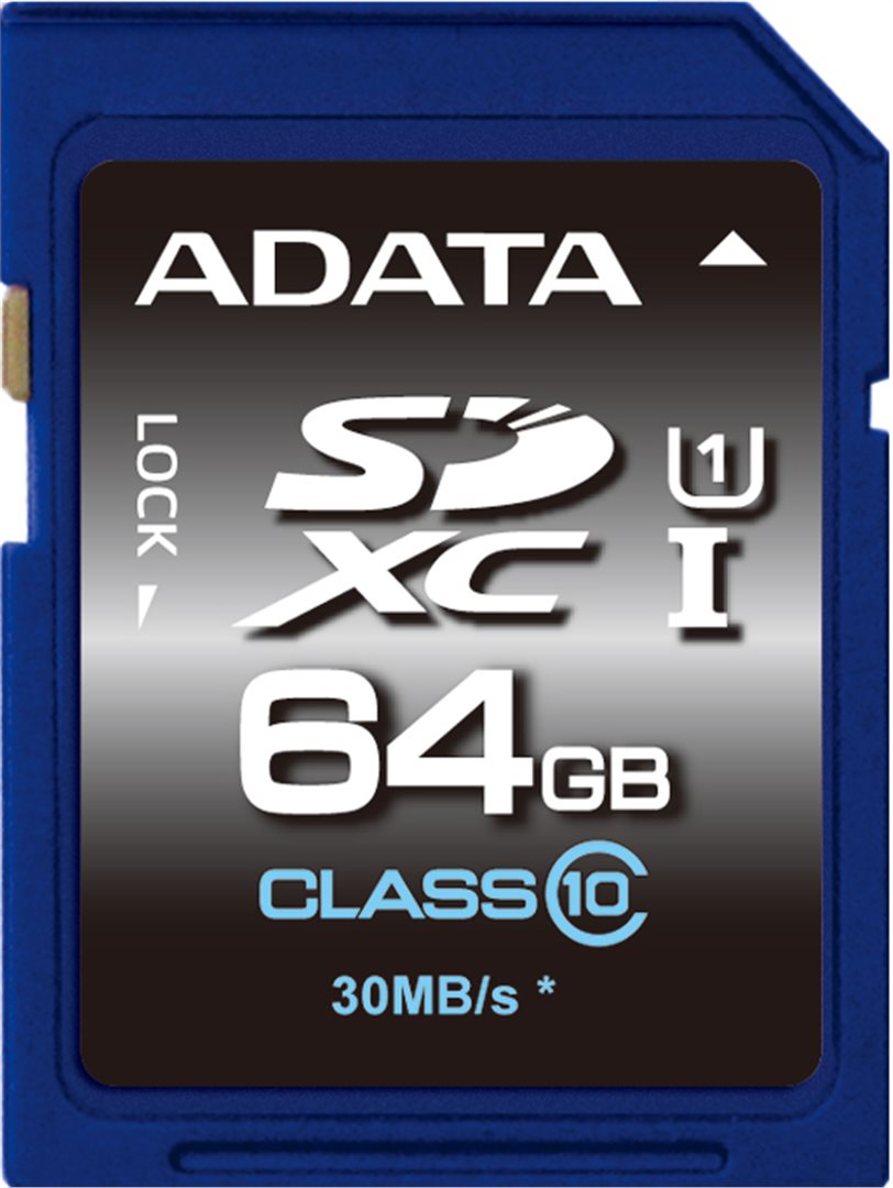 Obrázek ADATA/SDXC/64GB/50MBps/UHS-I U1 / Class 10