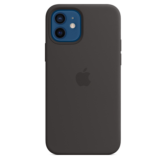 Obrázek iPhone 12/12 Pro Silicone Case w MagSafe Black/SK