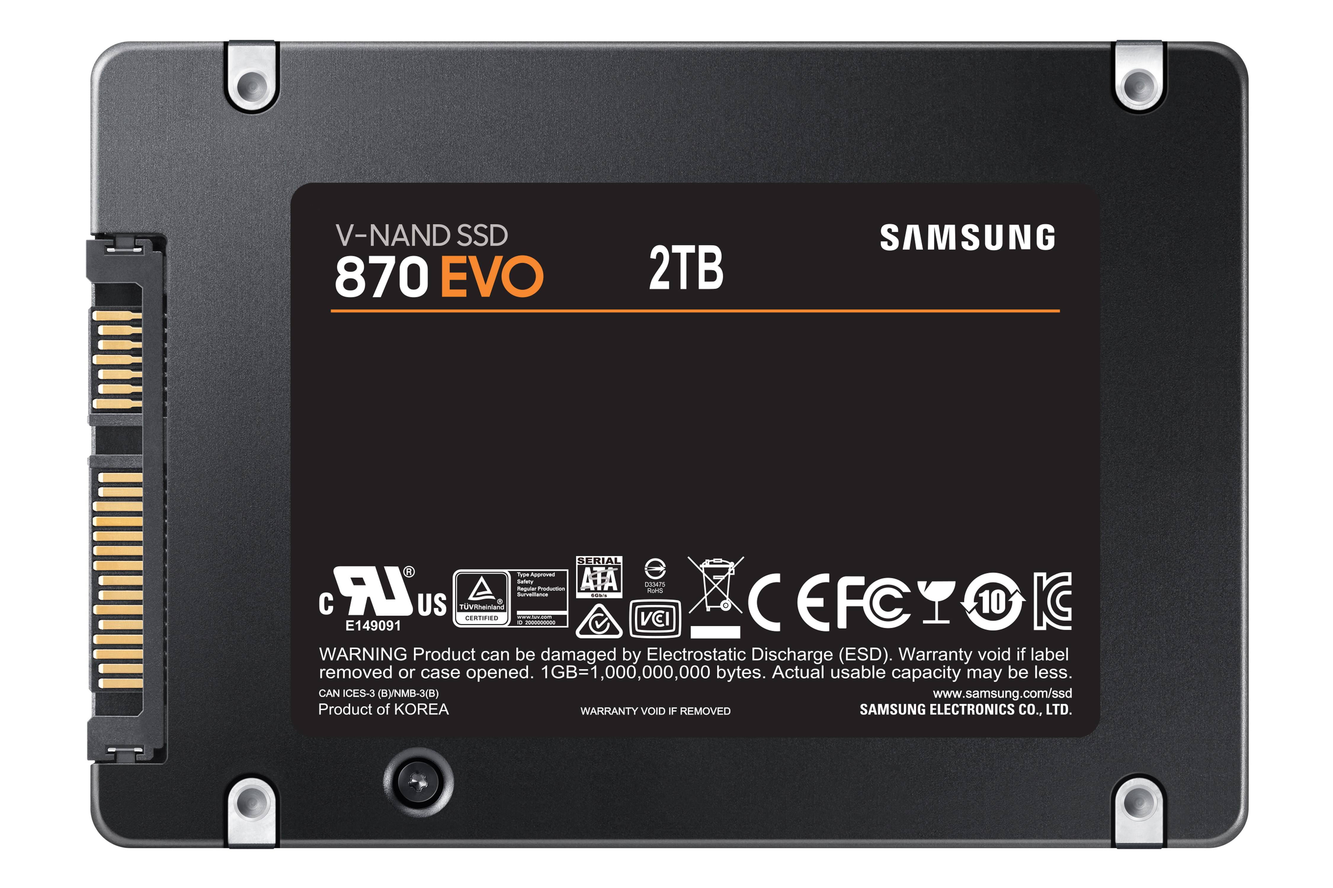 Obrázek Samsung 870 EVO/2TB/SSD/2.5"/SATA/5R