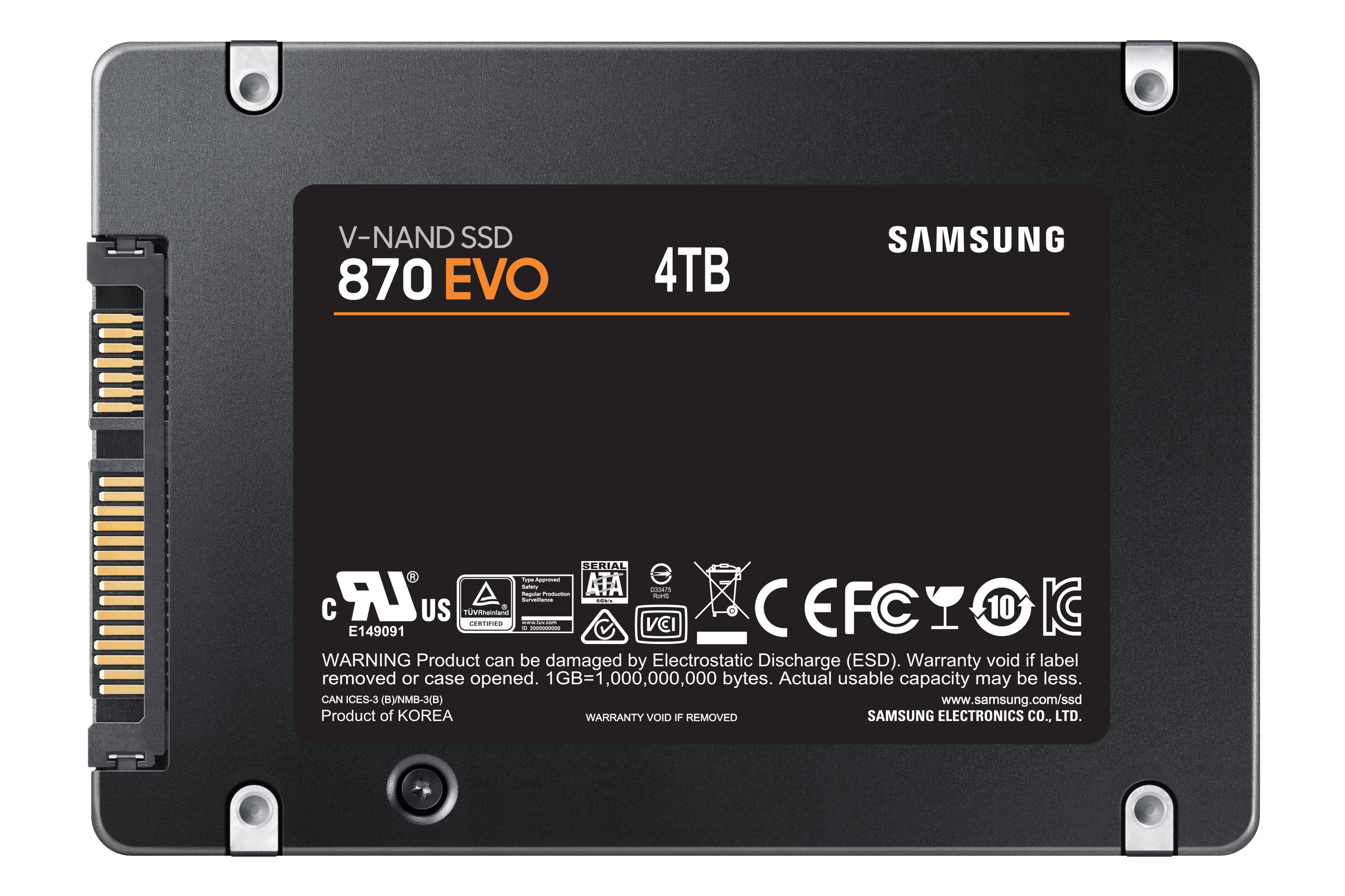 Obrázek Samsung 870 EVO/4TB/SSD/2.5"/SATA/5R