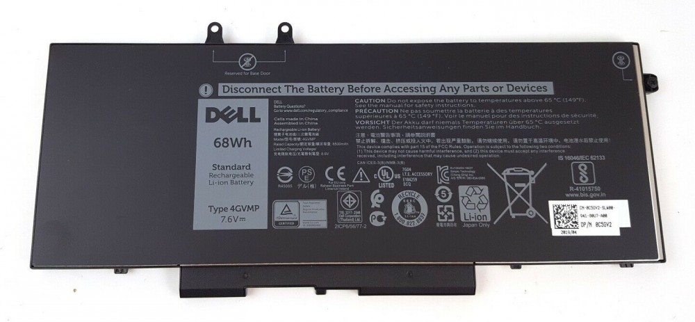 Obrázek Dell Baterie 4-cell 68W/HR LI-ON pro Latitude 5400,5500 a Precision M3540