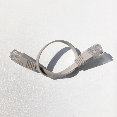 Obrázek DATACOM Patch cord UTP CAT6 0,25m šedý FLAT plochý