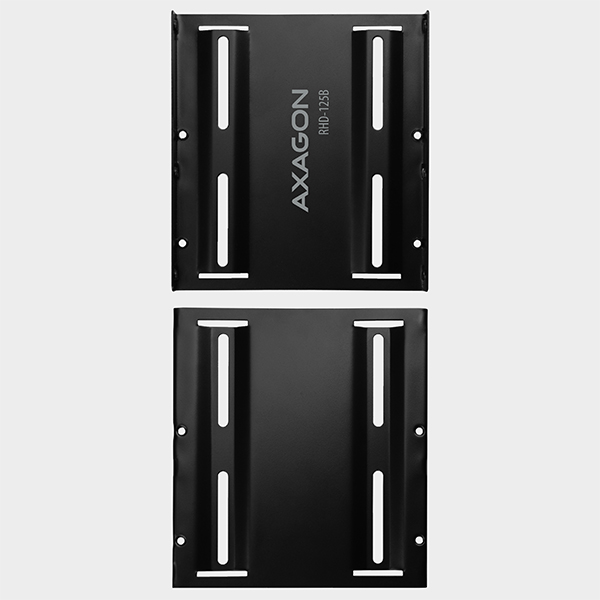 Obrázek AXAGON RHD-125B, kovový rámeček pro 1x 2.5" HDD/SSD do 3.5" pozice, černý