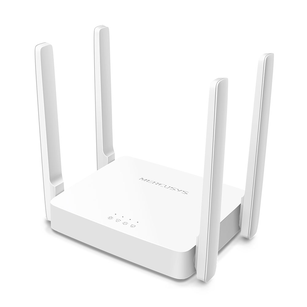 Obrázek Mercusys AC10 AC1200 router, 2xLAN, 1xWAN, 4x pevná anténa