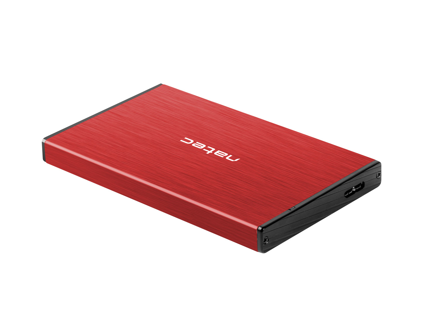 Obrázek Externí box pro HDD 2,5" USB 3.0 Natec Rhino Go, červený, hliníkové tělo