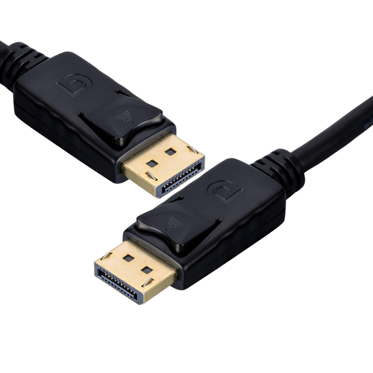 Obrázek PremiumCord DisplayPort 1.4 přípojný kabel M/M, zlacené konektory, 1,5m