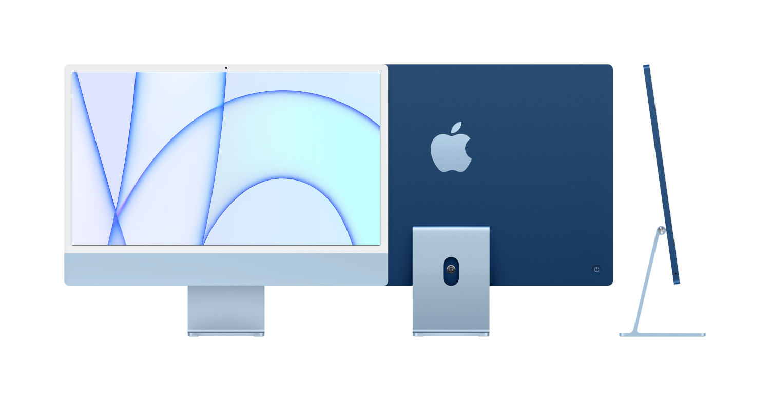Obrázek iMac 24" 4.5K Apple M1 8-core CPU 8-core GPU 8GB 512GB Blue