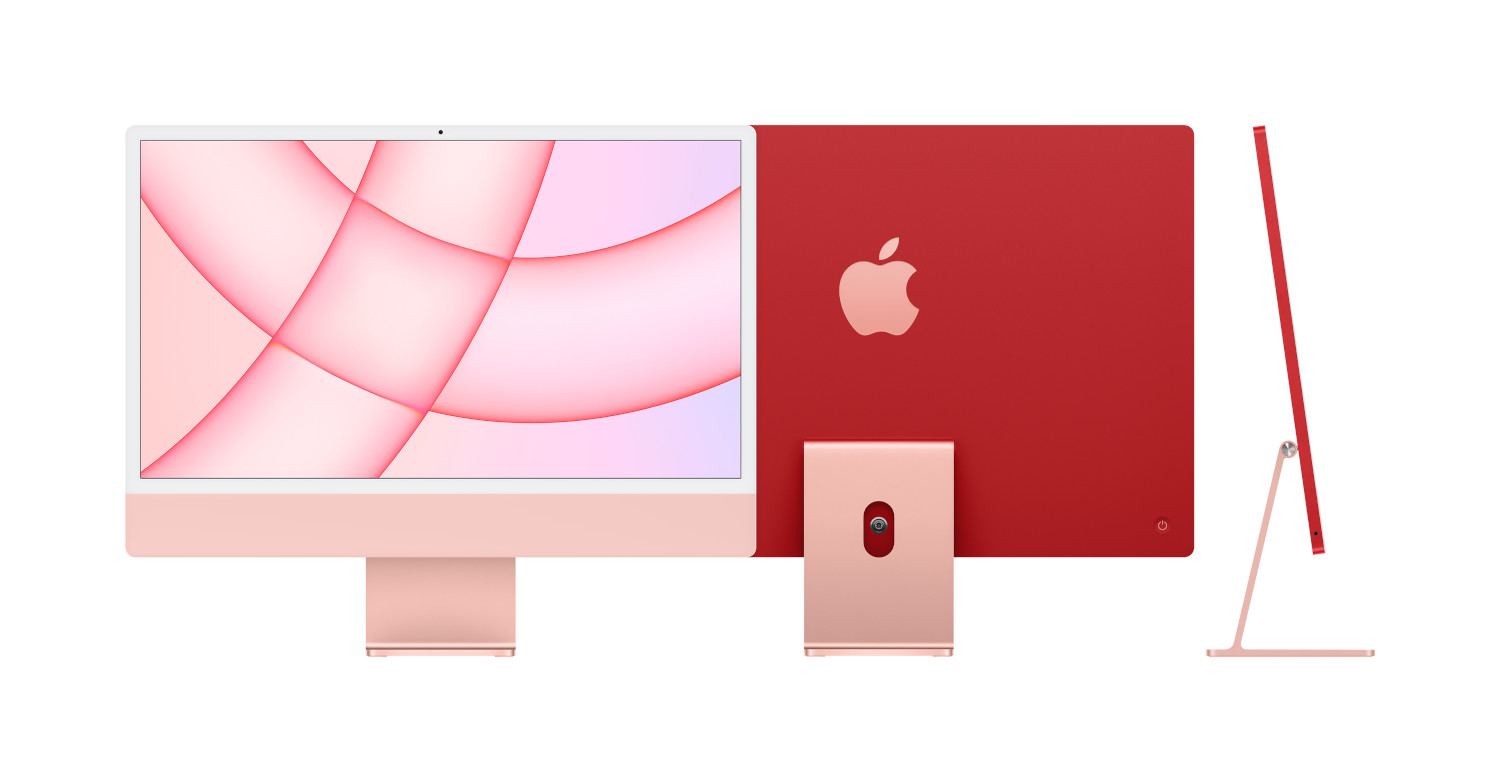 Obrázek iMac 24" 4.5K Apple M1 8-core CPU 8-core GPU 8GB 256GB Pink