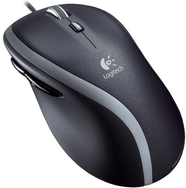 Obrázek Logitech M500s/Kancelářská/Optická/Pro praváky/4 000 DPI/Drátová USB/Černá-stříbrná