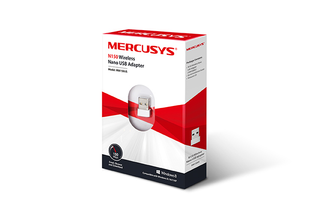 Obrázek Mercusys MW150US N150 Wireless Nano USB Adapter USB 2.0