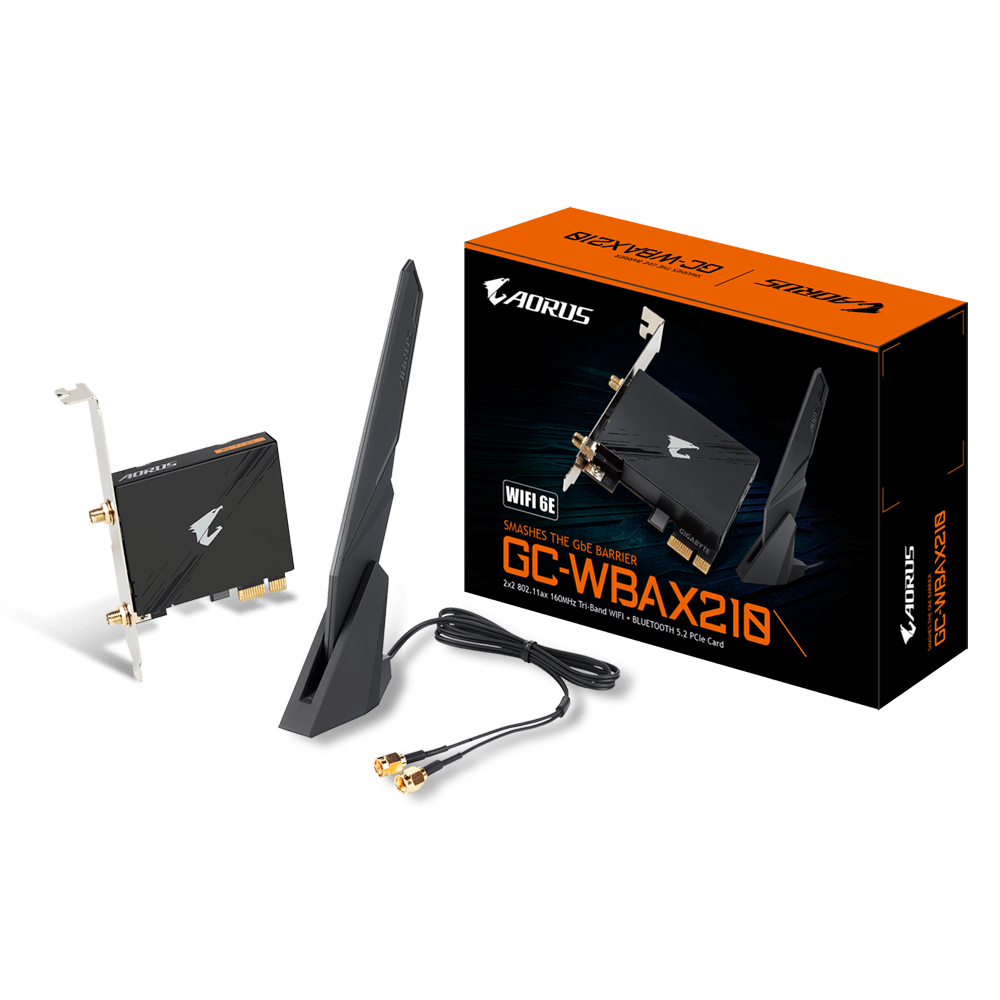 Obrázek GIGABYTE PCI-E Wifi+BT 2400MBps 6E AX210