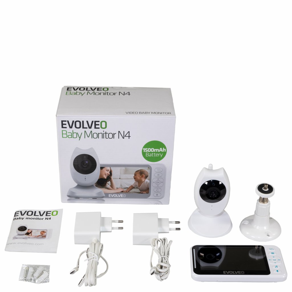 Obrázek EVOLVEO Baby Monitor N4, dětská video chůvička