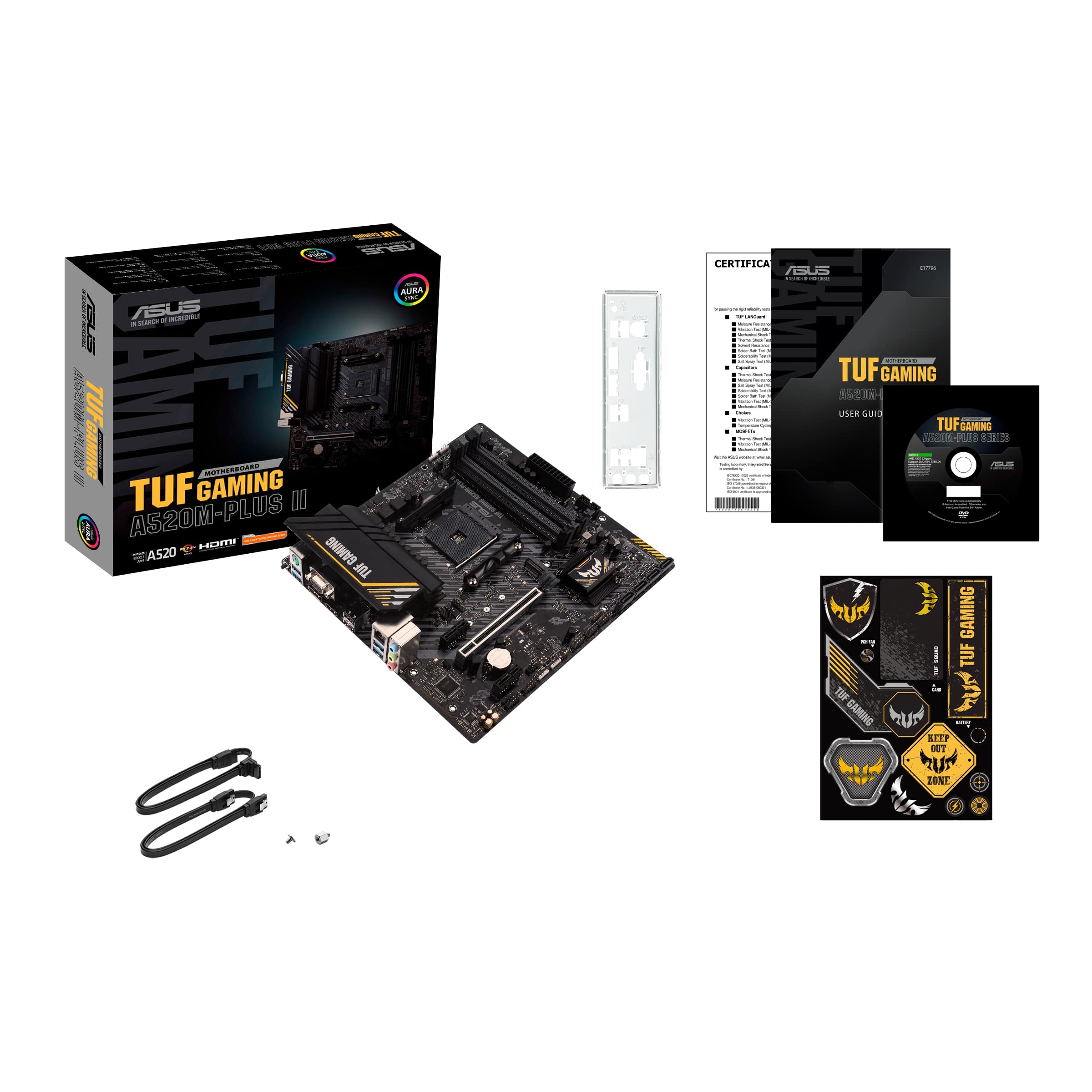 Obrázek ASUS TUF GAMING A520M-PLUS II/AM4/mATX