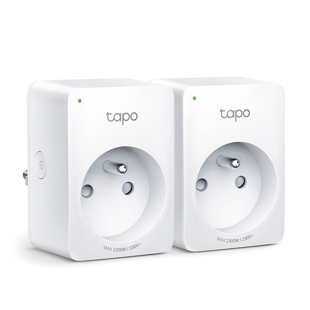 Obrázek TP-link Tapo P100(2-pack) WiFi chytrá zásuvka, 10A