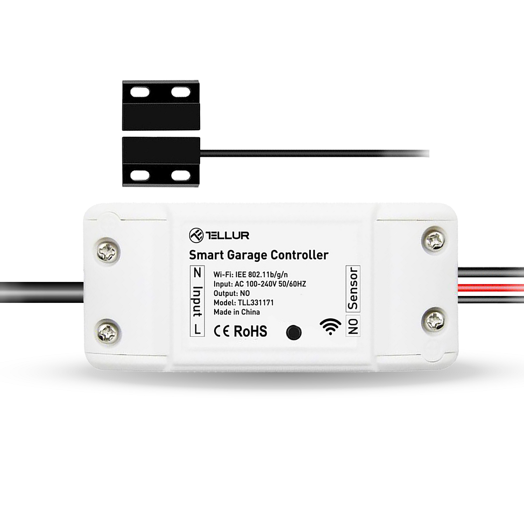 Obrázek Tellur WiFi Smart sada pro ovládání garážových vrat, bílá