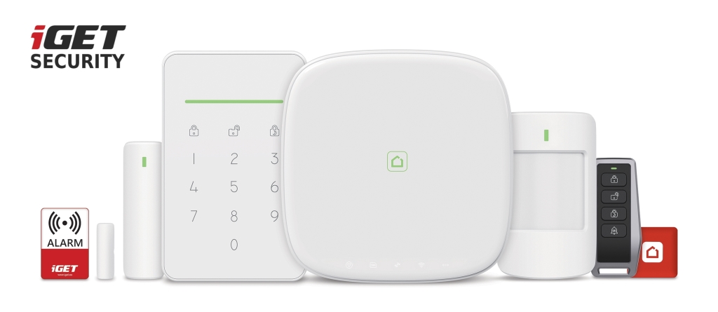 Obrázek iGET SECURITY M5-4G Premium - Inteligentní 4G/WiFi/LAN alarm, ovládání kamer a zásuvek, Android, iOS