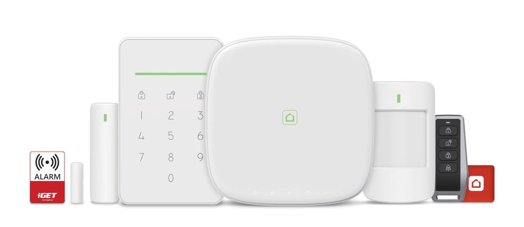 Obrázek iGET SECURITY M5-4G Premium - Inteligentní 4G/WiFi/LAN alarm, ovládání kamer a zásuvek, Android, iOS