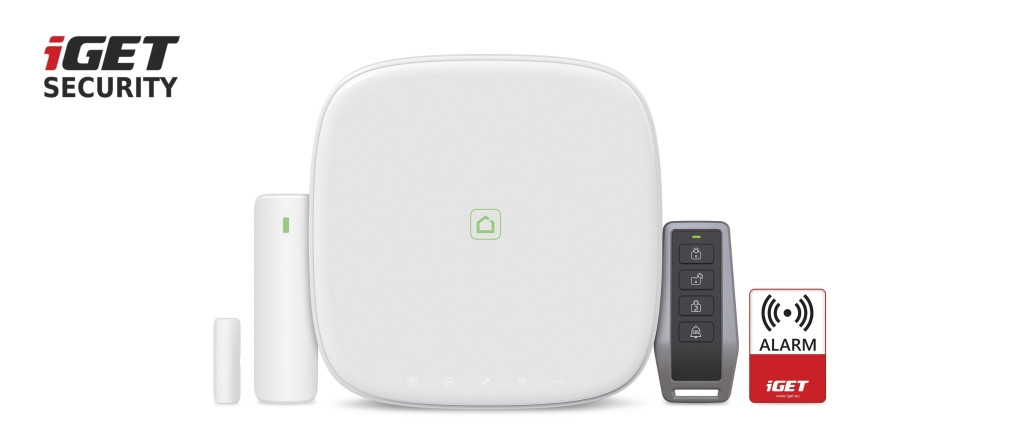 Obrázek iGET SECURITY M5-4G Lite - Inteligentní 4G/WiFi/LAN alarm, ovládání IP kamer a zásuvek, Android, iOS