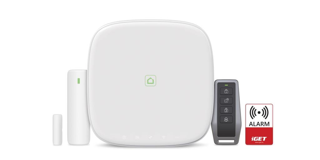 Obrázek iGET SECURITY M5-4G Lite - Inteligentní 4G/WiFi/LAN alarm, ovládání IP kamer a zásuvek, Android, iOS