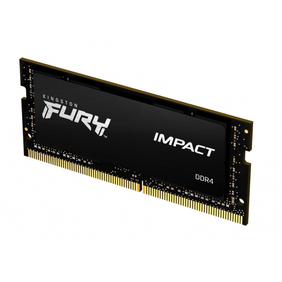 Obrázek Kingston FURY Impact/SO-DIMM DDR4/8GB/2666MHz/CL15/1x8GB/Black