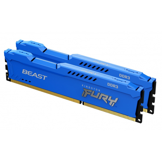 Obrázek Kingston FURY Beast/DDR3/8GB/1600MHz/CL10/2x4GB/Blue