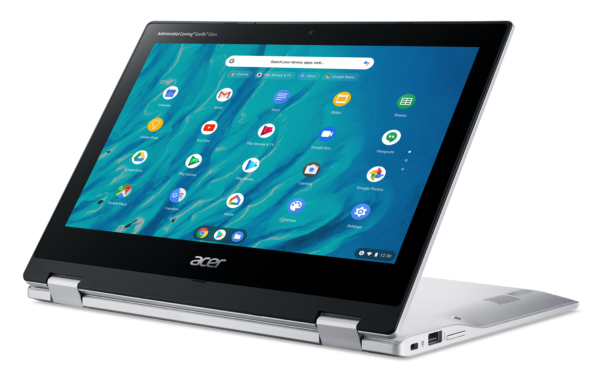 Obrázek Acer Chromebook/Spin 11/M8183C/11,6"/1366x768/T/4GB/64GB eMMC/Adreno/Chrome/Gray/2R