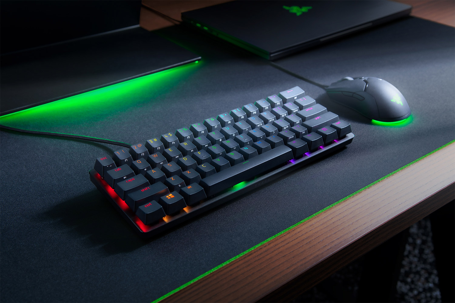 Obrázek Razer Huntsman Mini/Drátová USB/US layout/Černá