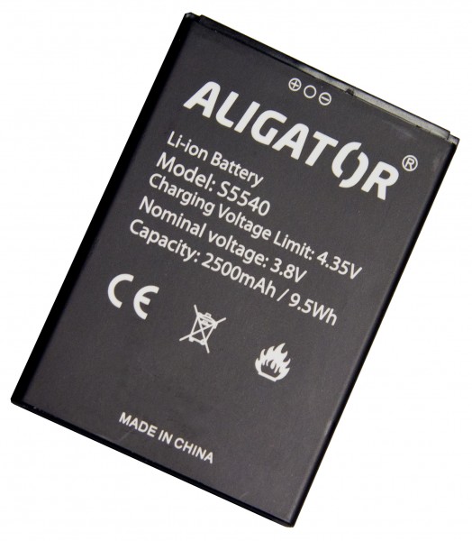 Obrázek Aligator baterie S5540 Duo, Li-Ion 2500mAh bulk