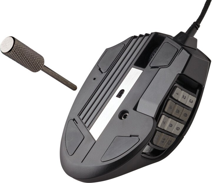 Obrázek CORSAIR Scimitar Elite/Herní/Optická/Pro praváky/18 000 DPI/Drátová USB/Černá