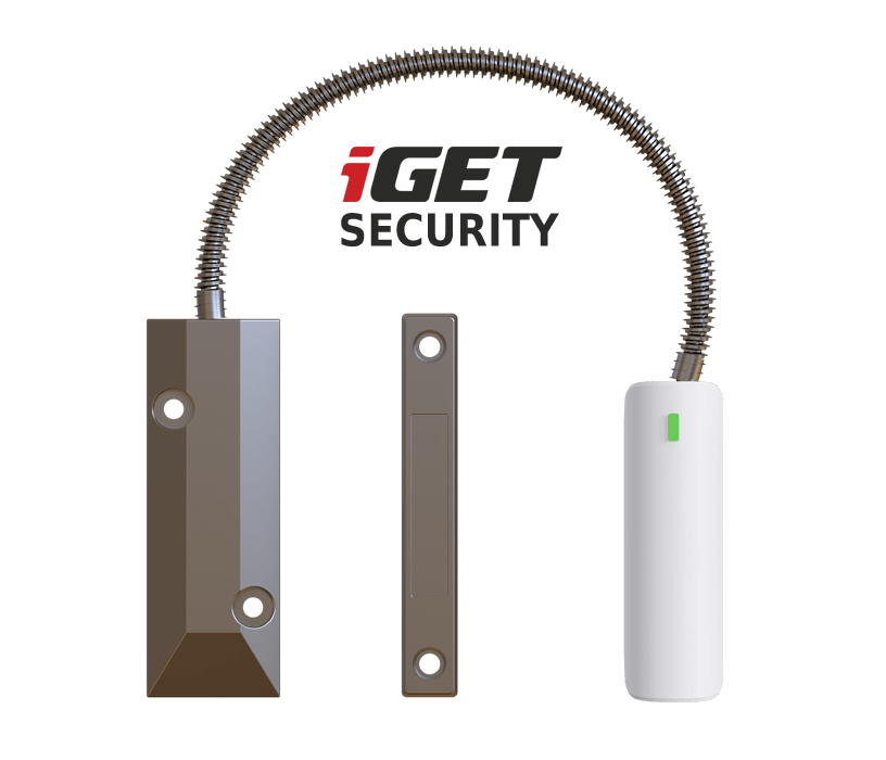 Obrázek iGET SECURITY EP21 - senzor na železné dveře/okna/vrata pro alarm M5, výdrž baterie až 5 let
