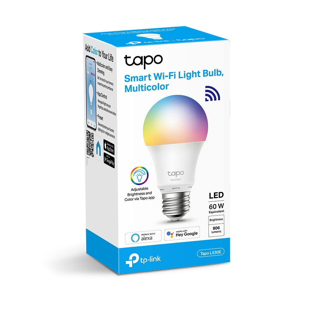Obrázek TP-link chytrá žárovka Tapo L530E E27 barevná