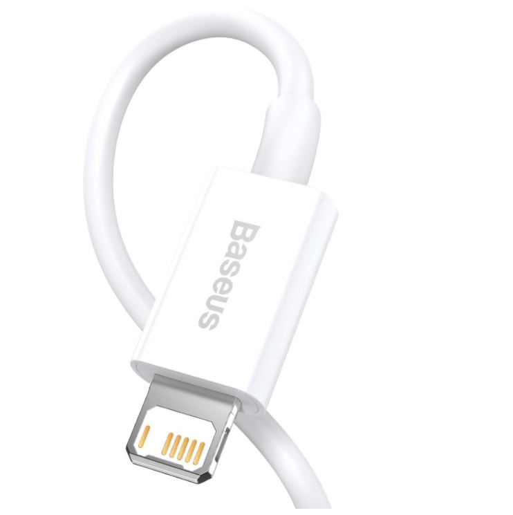 Obrázek Baseus CALYS-C02 Superior Fast Charging Kabel Lightning 2.4A 2m White