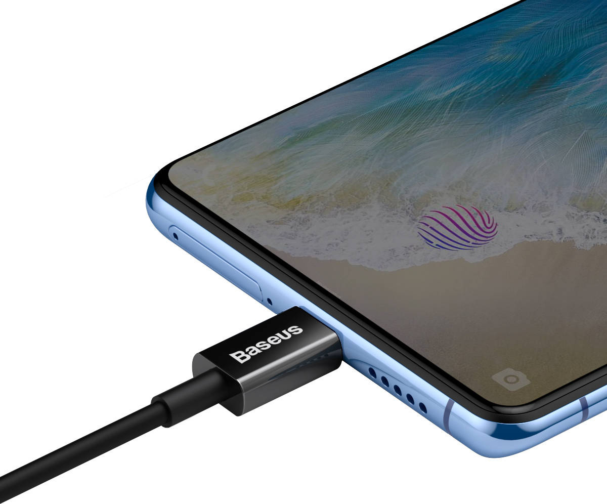 Obrázek Baseus CAMYS-01 Superior Fast Charging Datový Kabel MicroUSB 2A 1m Black