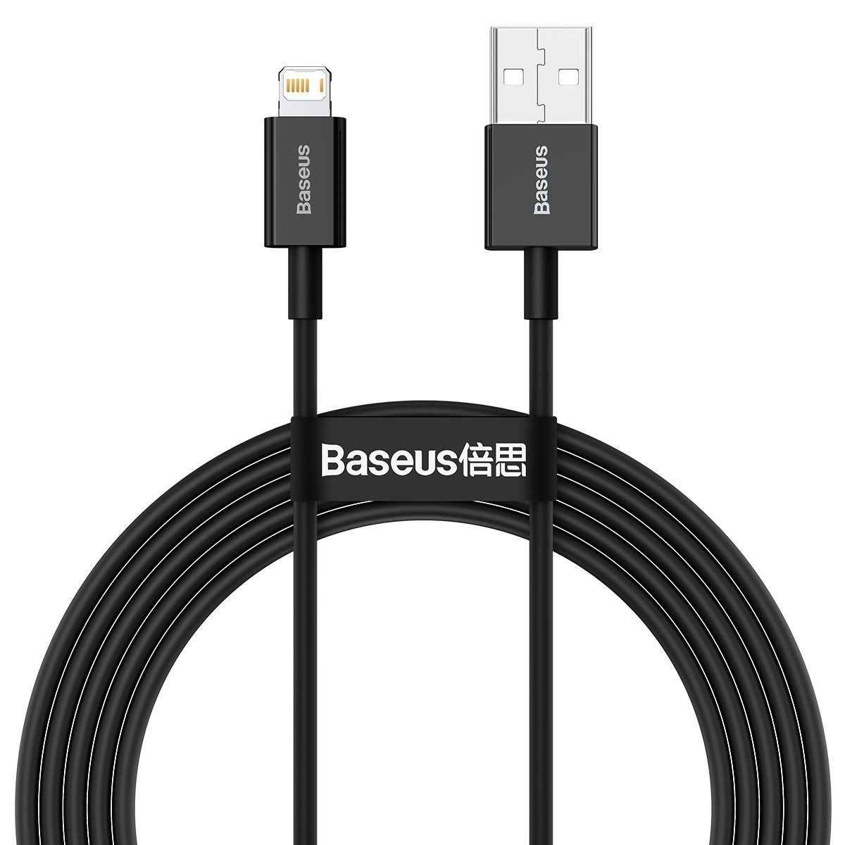 Obrázek Baseus CALYS-A01 Superior Fast Charging Datový Kabel USB to Lightning 2.4A 1m Black