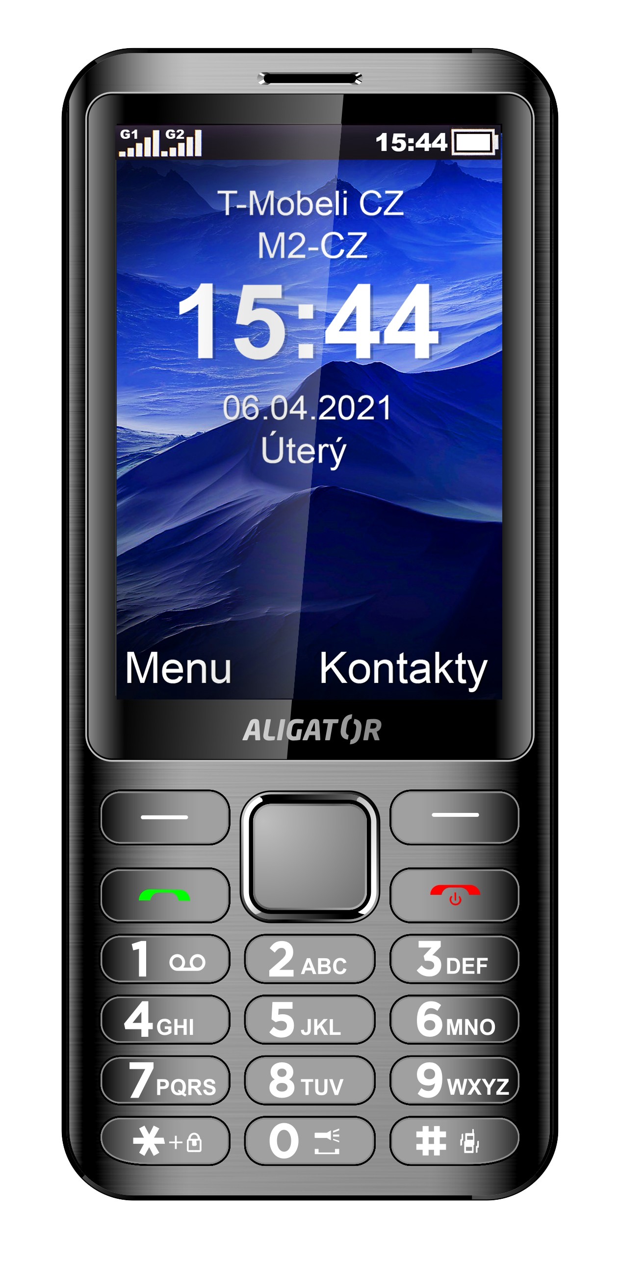 Obrázek ALIGATOR D950 Dual sim antracit