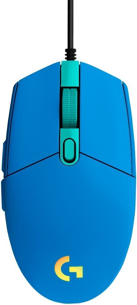 Obrázek Logitech G102 Lightsync/Herní/Optická/8 000 DPI/Drátová USB/Modrá