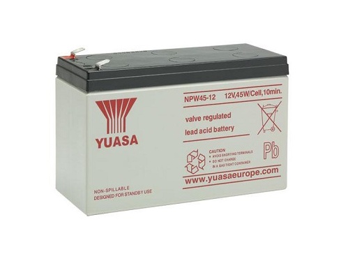 Obrázek Baterie YUASA NPW45-12 (12V; 45W/čl.; 9Ah; faston F2)