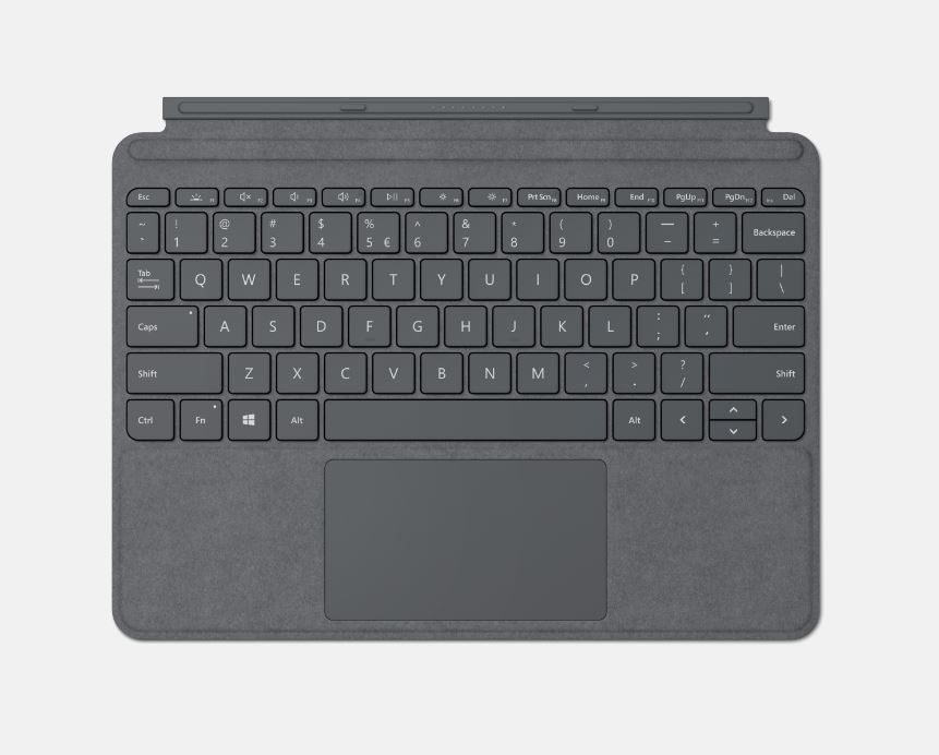 Obrázek Microsoft Surface Go Type Cover (Light Charcoal), CZ&SK