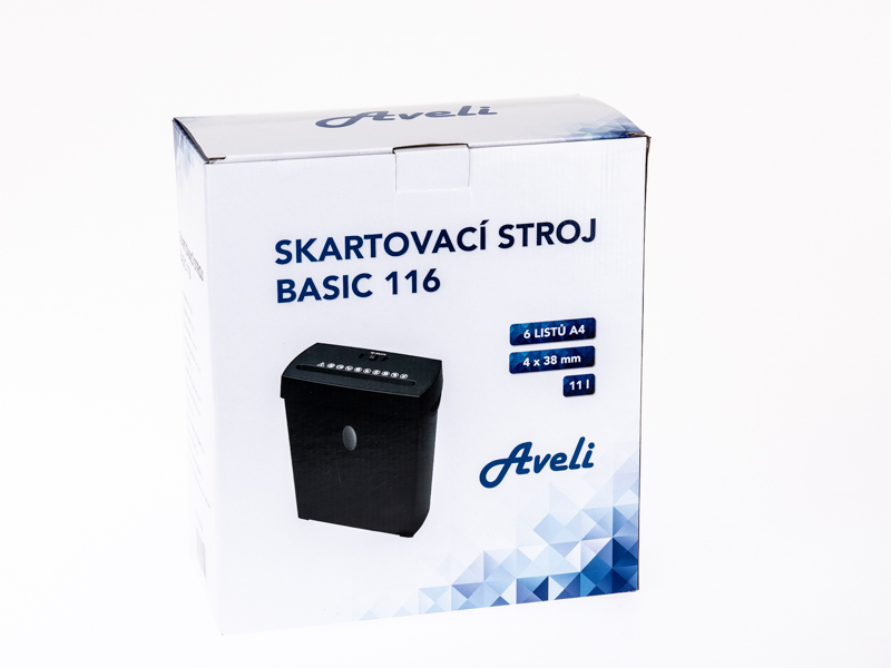 Obrázek Skartovač AVELI BASIC 116