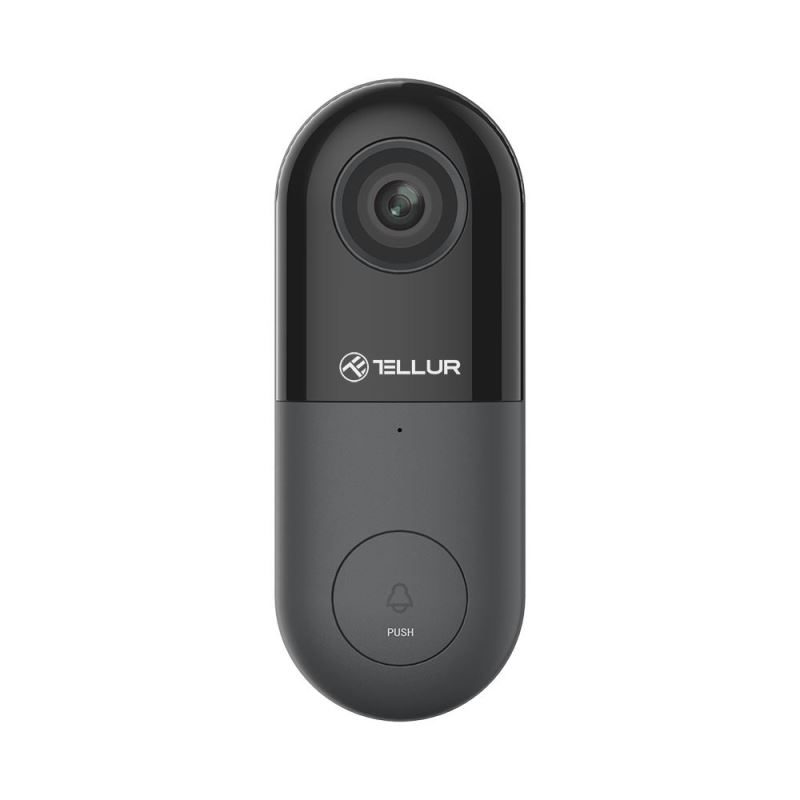 Obrázek Tellur Video DoorBell WiFi, 1080P, PIR, Wired, Black