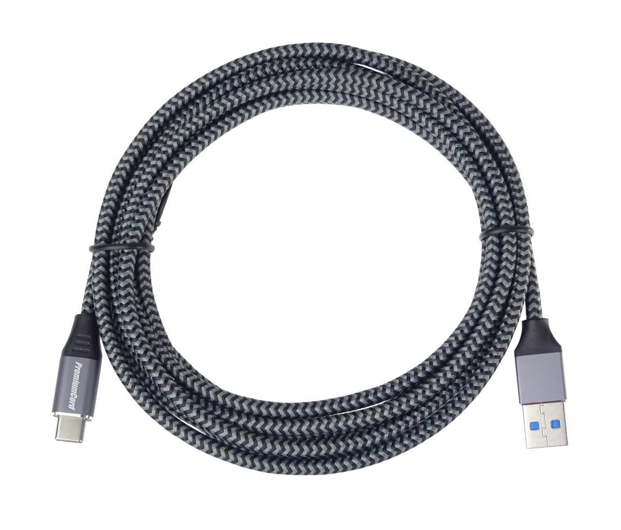 Obrázek PremiumCord kabel USB-C - USB 3.0 A (USB 3.1 generation 1, 3A, 5Gbit/s) 3m oplet