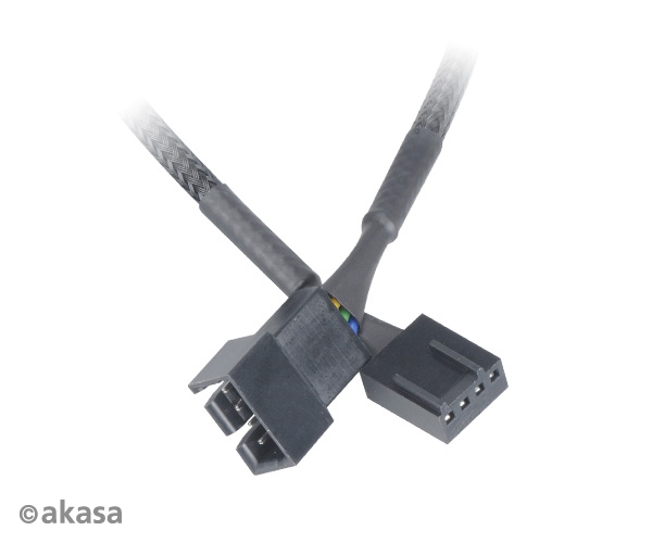 Obrázek AKASA - PWM prodlužovací kabel ventilátoru 4 ks