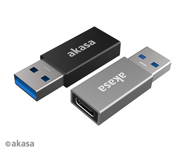 Obrázek AKASA - USB 3.1 Gen 2 Type-C (F) na Type-A (M) 2 ks